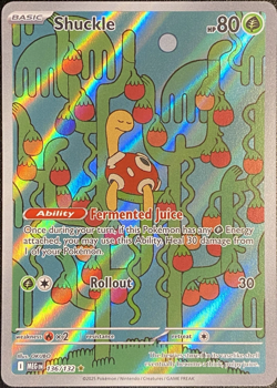 Shuckle Full Art IR 136/132 Pokemon TCG Mega Evolution Illustration Rare NM - Image 1
