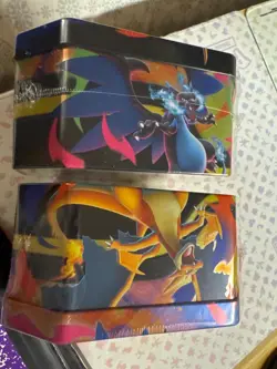 Pokemon Mega Charizard X & Y EX Tins Sealed SET OF 2 Tins Sealed Brand New - Image 2