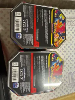 Pokemon Mega Charizard X & Y EX Tins Sealed SET OF 2 Tins Sealed Brand New - Image 3