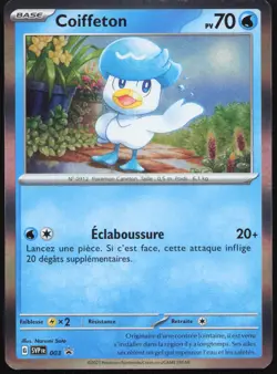Carte Pokemon Coiffeton 003 Holo Promo SV Francais - Image 1