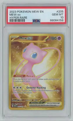 2023 Pokemon Scarlet & Violet 151 Mew ex PSA 10 Hyper Rare #205 - Image 1