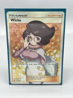 Pokemon TCG Wicke Full Art 147/147 Burning Shadows NM - Image 1