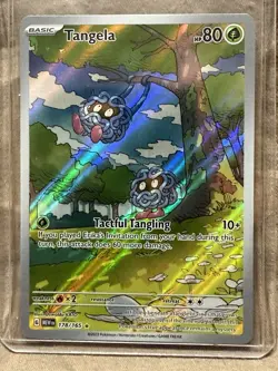 Pokemon TCG Tangela Scarlet & Violet-151 178/165 Holo Illustration Rare NM/M - Image 1