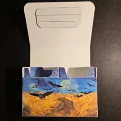 Pokemon x Van Gogh Museum Corviknight Wheatfield With Crows Double Deck Box - Image 2