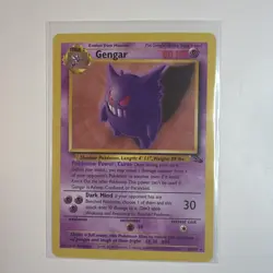 Gengar 20/62 Rare Fossil Unlimited Pokemon - Image 1