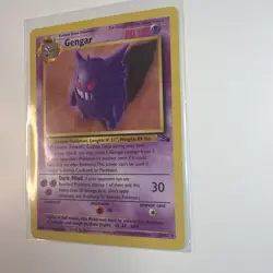 Gengar 20/62 Rare Fossil Unlimited Pokemon - Image 2