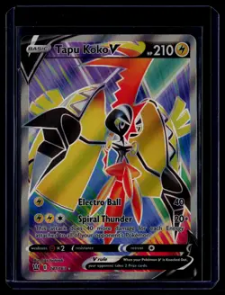 Pokemon TCG SWSH05: Battle Styles #147/163 Tapu Koko V (Full Art) - Image 1