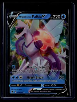 Pokemon TCG SWSH10: Astral Radiance #039/189 Origin Forme Palkia V - Image 1