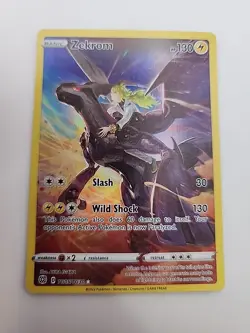 Pokemon Zekrom TG05/TG30 Brilliant Stars Full Art Trainer Gallery NM Card C - Image 1