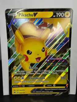 Pikachu V 043/185 Vivid Voltage JUMBO 2020 - Pokemon TCG NM - Image 1