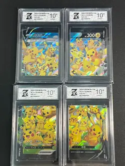 Pikachu V-union Promo 109/S-P - 112/S-P Combination Pokemon Card Chinese Z10+ - Image 1