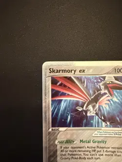 Pokemon TCG Skarmory ex 98/108 EX Power Keepers Ultra Rare Holo Card 2007 - Image 2