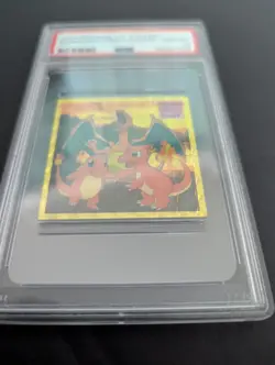 1998 POKEMON TOP STICKERS CHRMANDR CHRMLN CHRZRD CHARIZARD PSA10 - Image 3