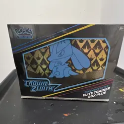 Pokemon Crown Zenith Elite Trainer Box Plus Lucario Collector's Box English 2023 - Image 1