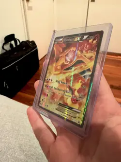 POKEMON 2016 CHARIZARD EX XY121 XY BLACK STAR PROMO FULL ART HOLO RARE - Image 2