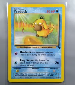 Pokemon TCG Psyduck 53/62 Fossil LP - Image 1
