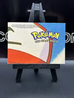 Pokemon Topps Blue Label 1999 Movie Sticker Puzzle Sheet Lapras Snorlax MP - Image 5