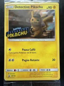 Pokemon 2019 Black Star Promo SM190 DVD Stamped Holo Detective Pikachu Sealed - Image 2