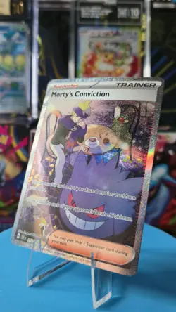 Morty's Conviction 211/162 Special Illustration Rare Temporal Forces Pokemon - Image 1