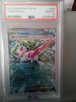 2023 Pokemon Paren Tsareena Ex #046/182 -psa 10 - Image 1