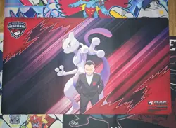 Pokemon TCG Regional Playmat | Giovanni & Mewtwo - Image 1