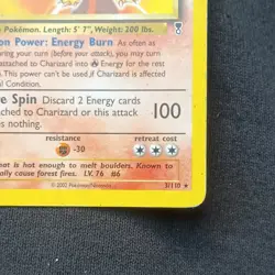 Pokemon Charizard 3/110 Deck Exclusives Rare Regular Stage 2 2002 - Image 5
