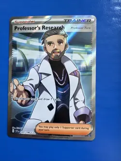Pokemon TCG Professor's Research (Professor Turo) Scarlet & Violet 241/198 - Image 1