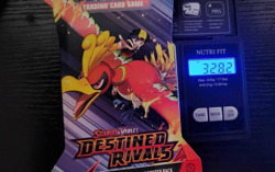 HEAVY 32.82G Pokemon TCG Destined Rivals Sleeved Booster Pack (SEALED) - Image 1