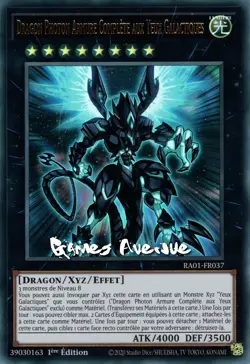 Yu-Gi-Oh! Dragon Photon Armure Complete Aux Yeux Galactiques RA01-FR037 VF/ULTRA - Image 1
