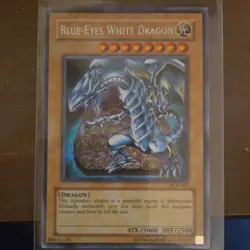 Konami Blue-Eyes White Dragon Power of Chaos Secret Rare PCK-001 Unlimited - Image 1