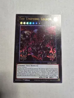 Yugioh! 1x The Undying Legion MZMU-EN006 Ultra Rare 1st Ed NM - Image 1