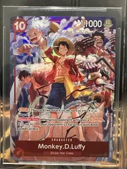 Monkey.D.Luffy 2025 One Piece Dallas Day Promo BGS 9.5 GEM MINT ST10-006 - Image 4