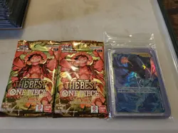 2x PRB01 Premium The Best Sleeved Boosters Blisters ENGLISH Sealed One Piece TCG - Image 1