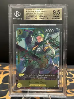 2025 One Piece Day Zoro Promo BGS 9.5 - Image 3