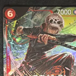 Trafalgar Law PRB02-002 (Alt Art) Super Rare 7000 Power One Piece CCG Japanese - Image 4
