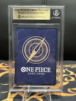 2025 ONE PIECE DIVINE SPEED OP11 SP ALT ART #ST18-005 LUFFY TAROU BGS 9.5 - Image 4