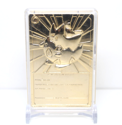 Pokemon Togepi 23K Gold Plated Card with Case (Burger King, Nintendo, 1999) - Image 2