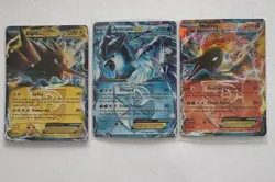 Lot of 3 Pokemon cards - Zapdos EX #48, Articuno EX #25, Moltres EX #14 (2012) - Image 1