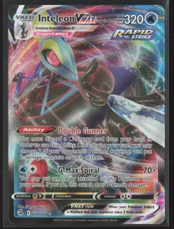Inteleon VMAX Ultra Rare SWSH08: Fusion Strike 079/264 NM Pokemon Card - Image 1