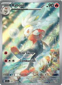 Pokemon TCG Reboot Stellar Crown Illustration Rare Card 147/142 NM - Image 1