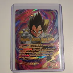 Vegeta, Warrior Race Pride SLR Dragon Ball Super Card Game Fearsome Rivals BT29 - Image 1