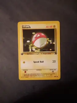 Pokemon Card TCG Voltorb Team Rocket 69 Regular 1st Edition Common - Image 4