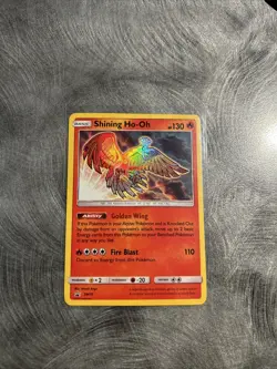 Pokemon TCG Shining Ho-Oh SM70 Promo VLP Holo Rare Card - Image 1