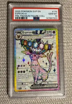 PSA 10 Espeon ex SVP175 Sv: Scarlet & Violet Promo Cards Holo - Image 1