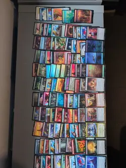 MTG 106 Avatar:The Last Airbender..Card Lot. Inc Rares. Foil Lands. Lot1 - Image 2