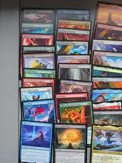 MTG 106 Avatar:The Last Airbender..Card Lot. Inc Rares. Foil Lands. Lot1 - Image 3