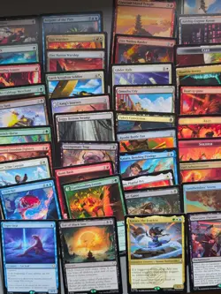 MTG 106 Avatar:The Last Airbender..Card Lot. Inc Rares. Foil Lands. Lot1 - Image 4