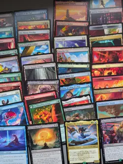 MTG 106 Avatar:The Last Airbender..Card Lot. Inc Rares. Foil Lands. Lot1 - Image 5