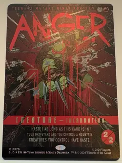 🌟 Anger FOIL MTG TMNT Secret Lair 🌟 - Image 1