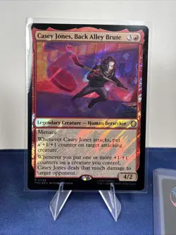 Tmnt Magic Casey Jones, Back Alley Brute Surge Foil R 0022 Legendary Creature - Image 1